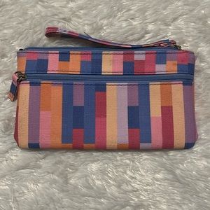 Multicolored Wristlet Wallet